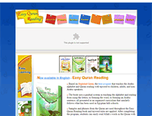 Tablet Screenshot of easyquranreading.com